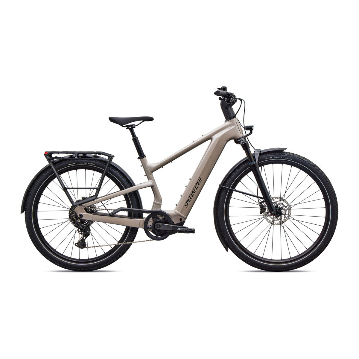 SPECIALIZED Turbo Vado 3 4.0 Ebike - GLOSS SANDSTONE METALLIC / WARM SMOKE METALLIC