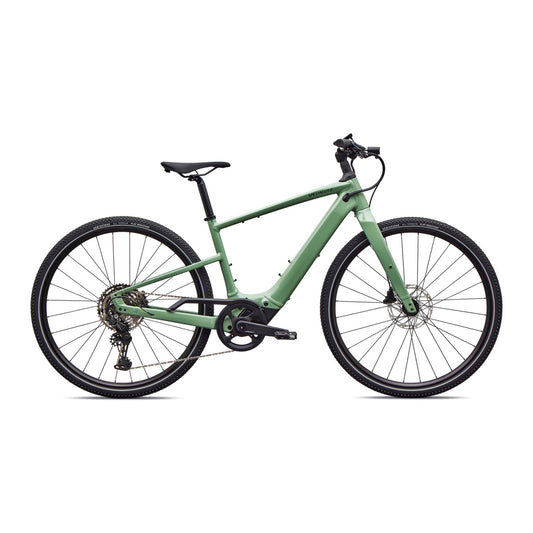 SPECIALIZED Turbo Vado SL 2 4.0 Ebike - GLOSS PISTACHIO / OAK GREEN METALLIC FROST REFLECTIVE