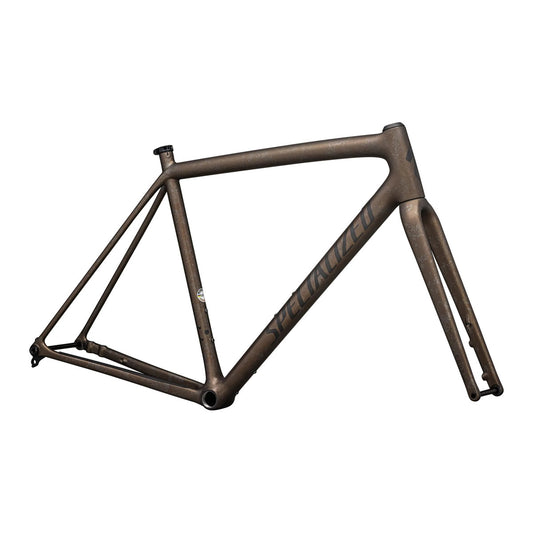 SPECIALIZED Crux Frameset - FACT 10r Carbon - Burnt Gold Metallic / Black Pearl Dry Impasto / Obsidian