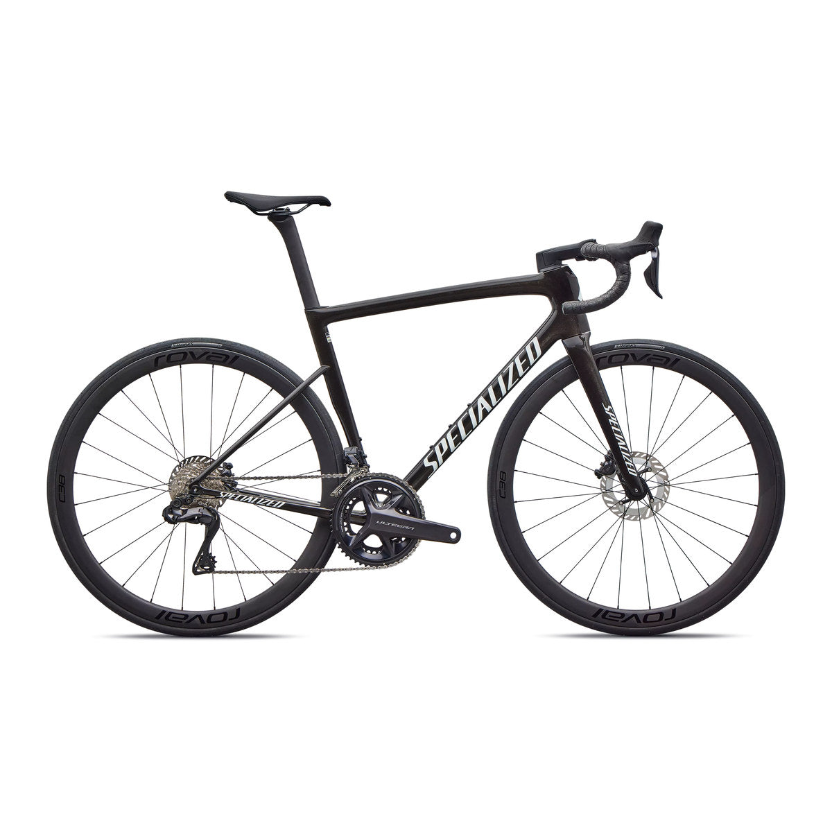 SPECIALIZED TARMAC SL8 Expert 2026 Shimano Ultegra DI2 Road Bike - Gloss Obsidian Metallic / Reflex Super Red Pearl Over White