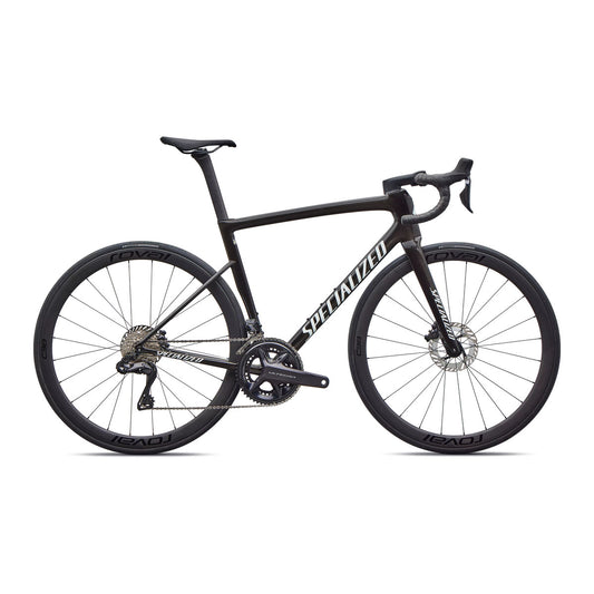 SPECIALIZED TARMAC SL8 Expert 2026 Shimano Ultegra DI2 Road Bike - Gloss Obsidian Metallic / Reflex Super Red Pearl Over White