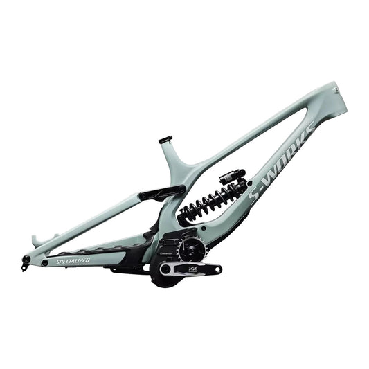 SPECIALIZED Conjunto de cuadro S-Works Demo 11 - Gloss Agave Grey / Metallic White Silver