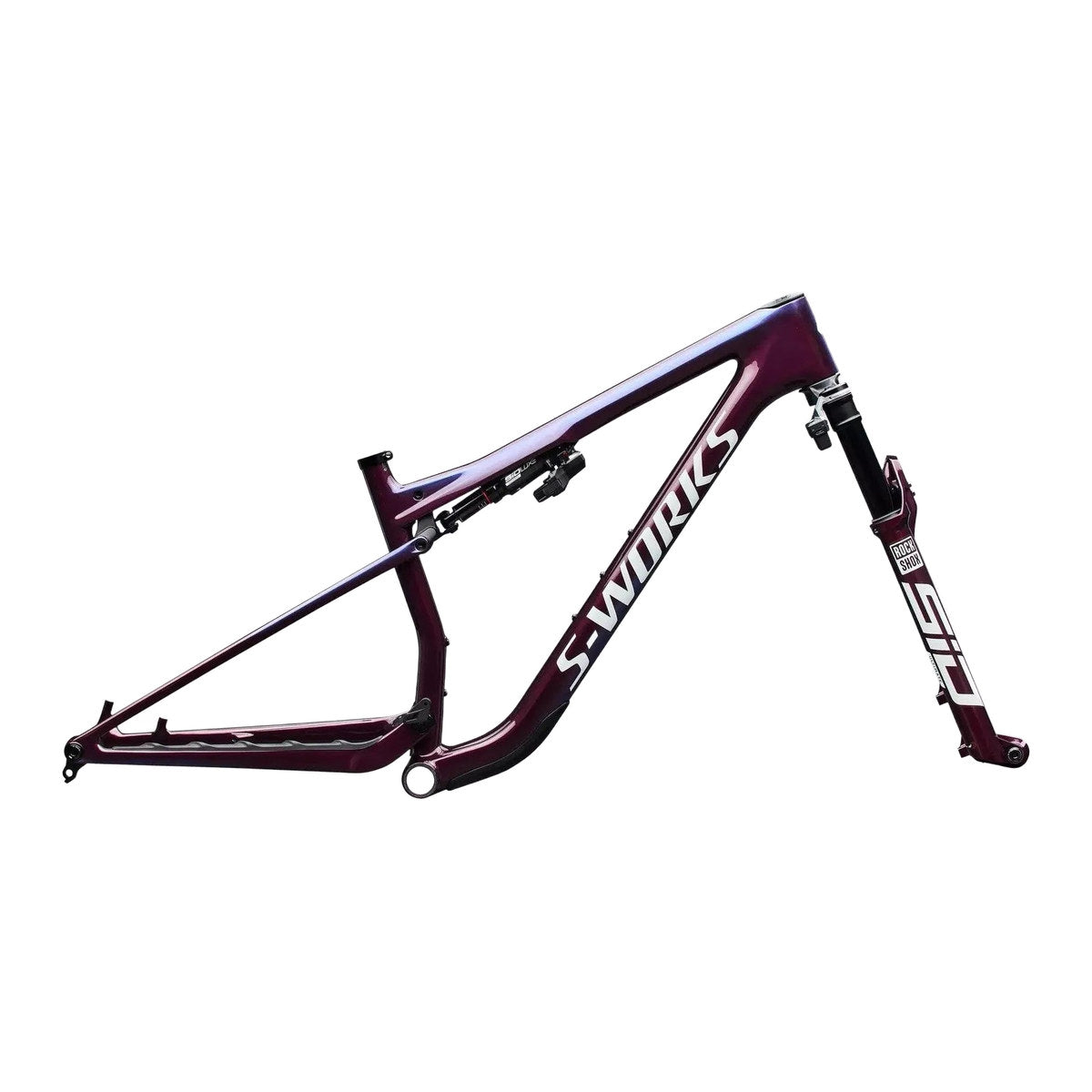 SPECIALIZED S-Works Epic 9 MTB Frameset - Gloss Bordeaux Metallic / Blue Pearl Edge Fade / Metallic White Silver