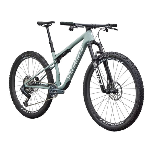 SPECIALIZED Epic 9 Expert Complete MTB - Gloss Agave Grey / Metallic White Silver