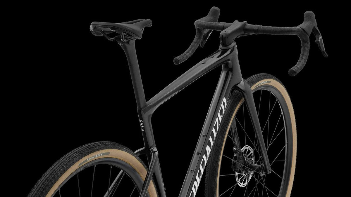 Crux 5 Comp - SRAM Rival XPLR - Metallic Obsidian/Dune White