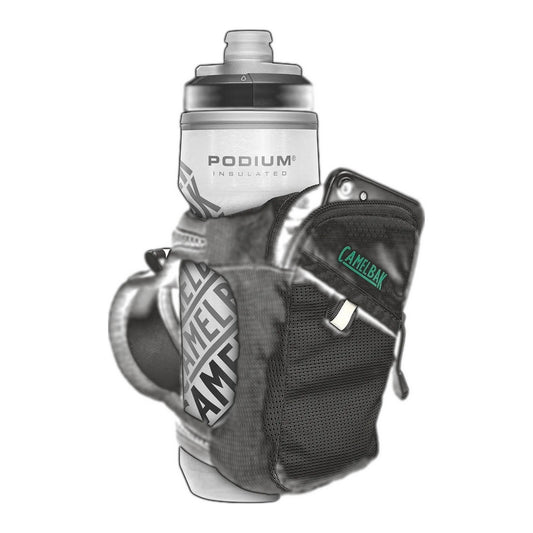 CAMELBAK QUICK GRIP CHILL 21OZ HANDHELD BOTTLE - BLACK/SAFETY YELLOW
