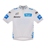 SANTINI Tour De France Kid Leader Jersey - White
