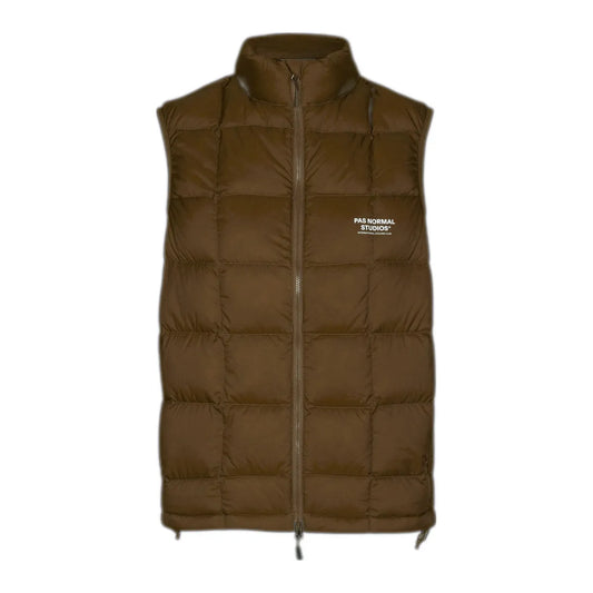 PAS NORMAL STUDIOS Off-Race Down Vest - Army Brown