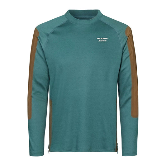 PAS NORMAL STUDIOS Escapism Technical LS TShirt - Dusty Teal