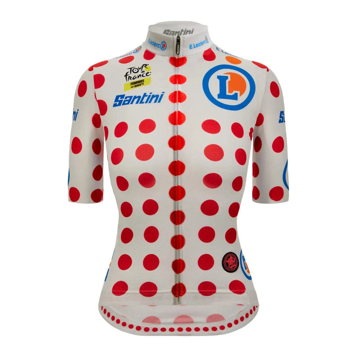 SANTINI Tour De France Femmes Avec ZWIFT Polka Dots Women Jersey - Polka Dots