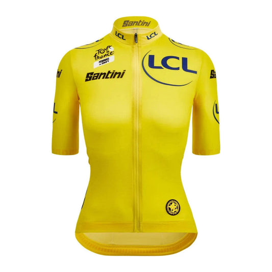 SANTINI Tour De France Femmes Avec ZWIFT Yellow Women Jersey - Yellow