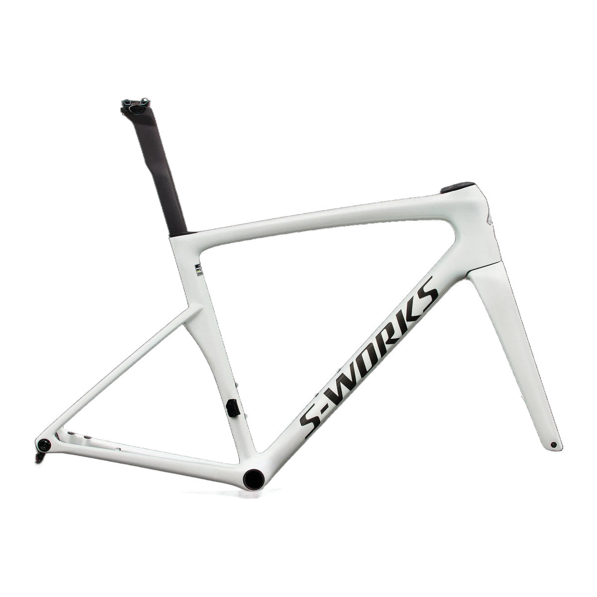 SWorks Tarmac SL9 Road Frameset  FACT 12r Carbon - Metwhtsil/Gldprl/Metobsd