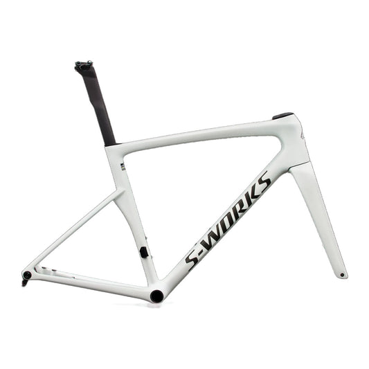 SWorks Tarmac SL9 Road Frameset  FACT 12r Carbon - Metwhtsil/Gldprl/Metobsd