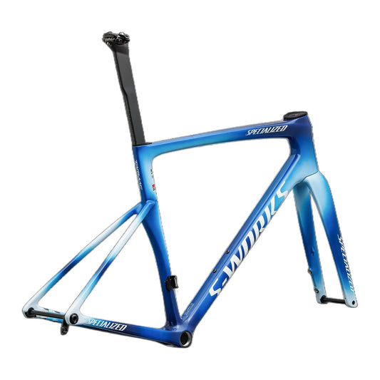 S-Works Tarmac SL9 Team Replica Frameset - Soudal Quick-Step - Blue Onyx/Cobalt/Morning Mist