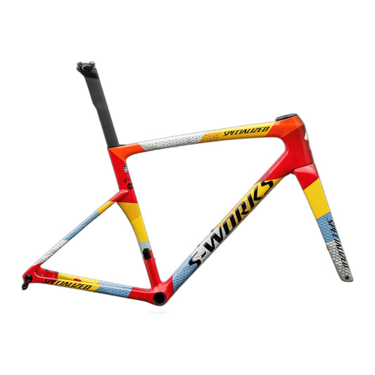 S-Works Tarmac SL9 Team Replica Frameset - SD Worx - Protime - Vivred/Yel/Dlmmet