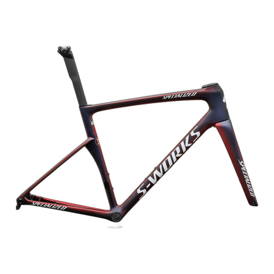 S-Works Tarmac SL9 Team Replica Frameset - FDJ United - SUEZ - Redtnt/Blutnt/Redprl