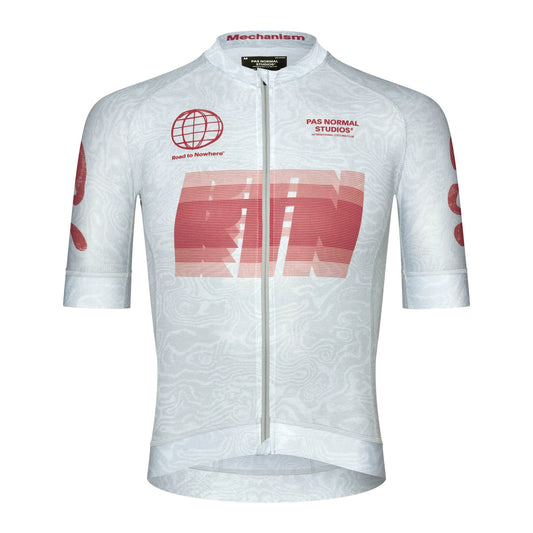 PAS NORMAL STUDIOS Mechanism Logo Jersey - AOP RTN Light Aqua