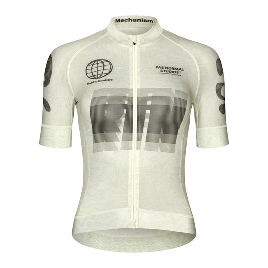 PAS NORMAL STUDIOS Mechanism Logo Women Jersey - AOP RTN Off White