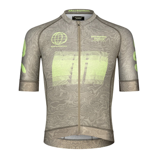 PAS NORMAL STUDIOS Mechanism Logo Jersey - AOP RTN Earth
