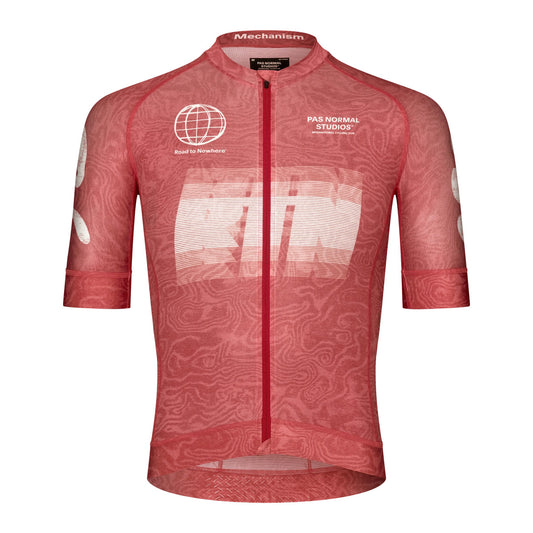PAS NORMAL STUDIOS Mechanism Logo Jersey - AOP RTN Classic Red