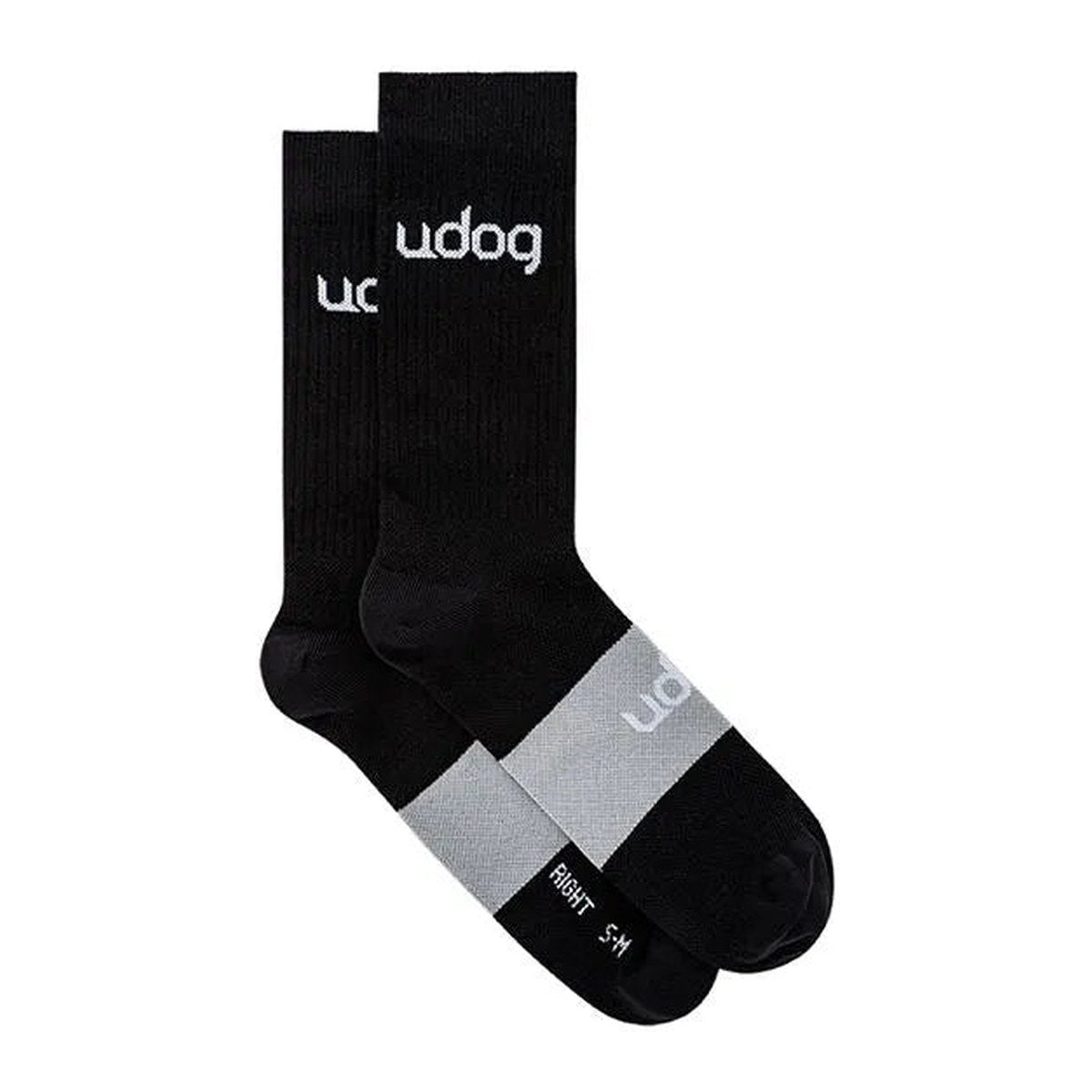 CALCETINES UDOG GRAVEL - NEGRO/GRIS