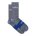 CALCETINES UDOG GRAVEL NEGRO/AZUL - OCTANO