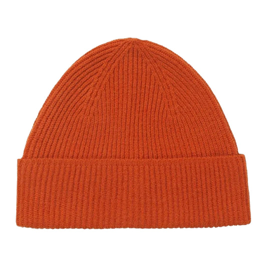 PAS NORMAL STUDIOS Off Race Merino Knit Beanie - Copper Orange