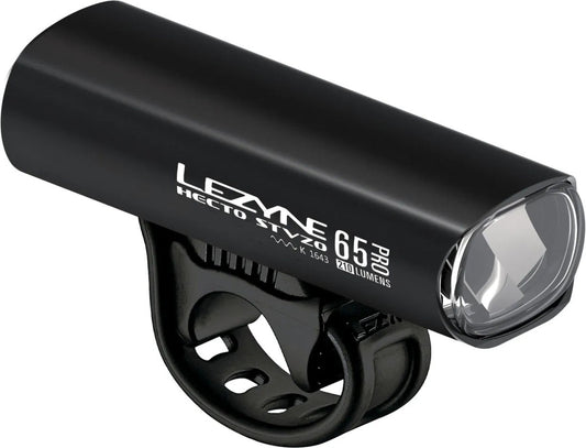 LEZYNE HECTO DRIVE PRO 65 STVZO Front LIGHT - BLACK/GLOSSY/WHITE