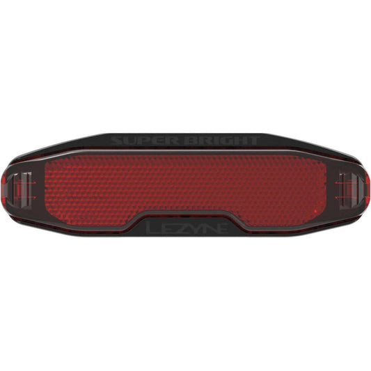 LEZYNE SUPER BRIGHT STVZO E12 Rear LIGHT - BLACK/RED