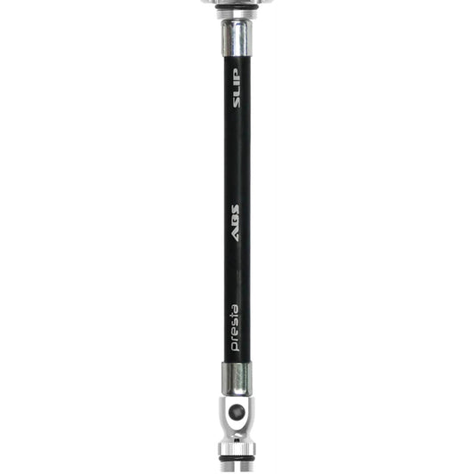 LEZYNE ABS FLEX HOSE PRESTA WITH VALVE TOOL FOR ROAD DRIVE PUMPS - BLACK/SILVER