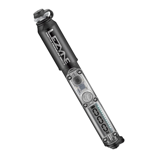 LEZYNE CNC DIGITAL PRESSURE DRIVE MINI PUMP - BLACK/GLOSSY