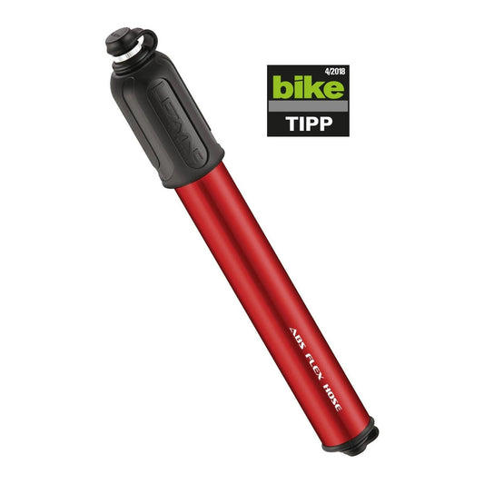 LEZYNE CNC DRIVE HV SMALL MINI PUMP - RED/GLOSSY