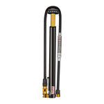 LEZYNE CNC MICRO FLOOR DRIVE HPG MINI PUMP - BLACK/GLOSSY