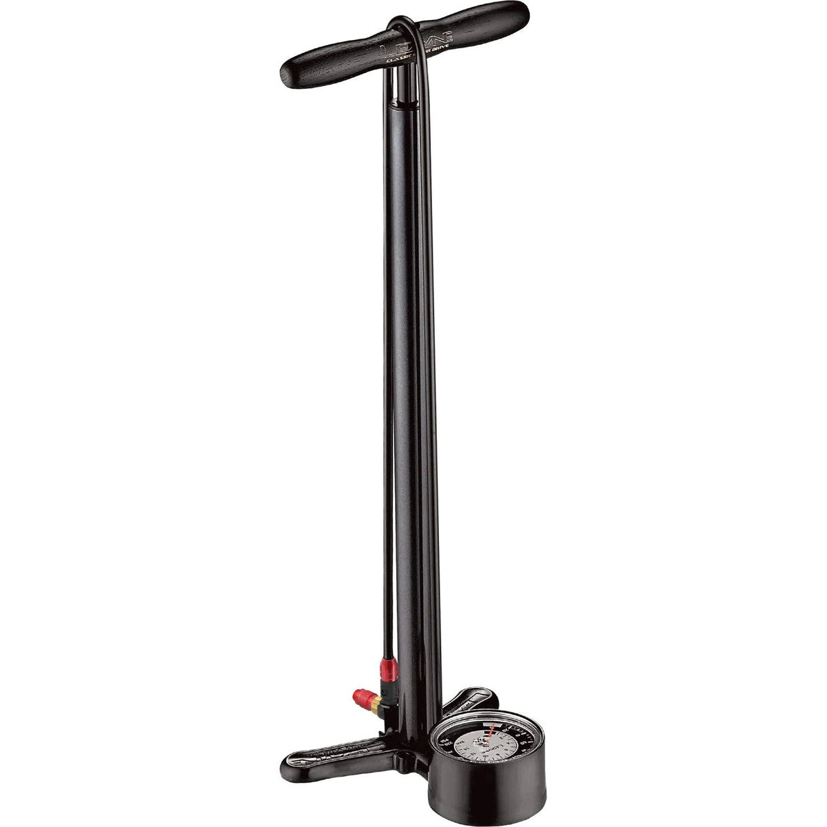 LEZYNE CLASSIC FLOOR DRIVE FLOOR PUMP - BLACK/METALLIC