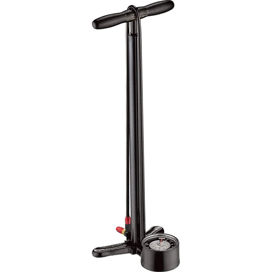 LEZYNE CLASSIC FLOOR DRIVE FLOOR PUMP - BLACK/METALLIC