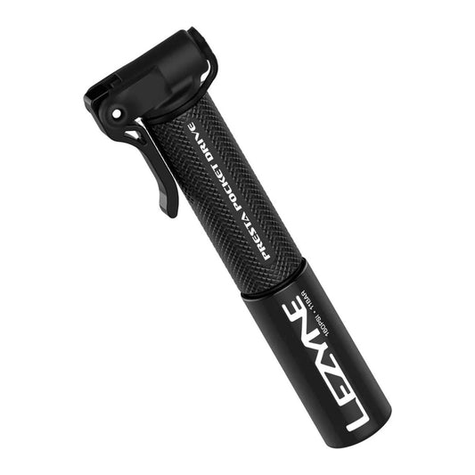 LEZYNE PRESTA POCKET DRIVE MINI PUMP - BLACK/GOLD