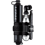 LEZYNE CNC POCKET DRIVE HV LOADED MINI PUMP WITH LEVER KIT AND CO2 CARTRIDGE - BLACK/GLOSSY
