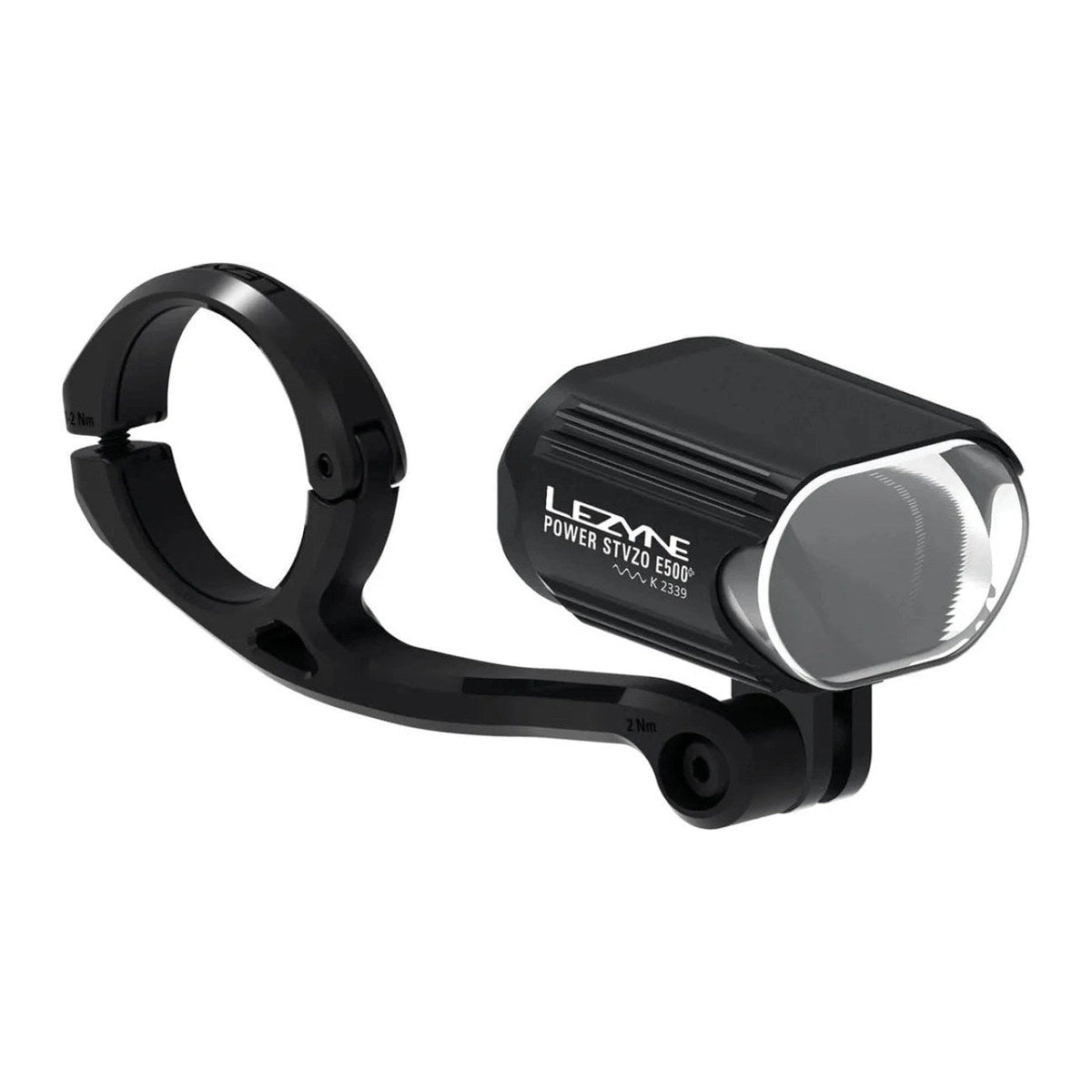 LEZYNE POWER STVZO E500+ Front LIGHT - MATTE BLACK/WHITE