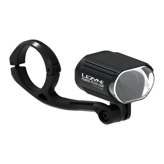 LEZYNE POWER STVZO E500+ Front LIGHT - MATTE BLACK/WHITE