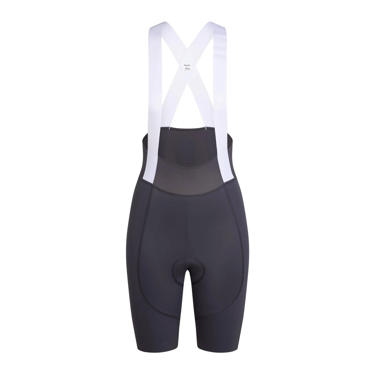 WOMENS RAPHA PRO TEAM BIB SHORTS III - IRON GREY/WHITE