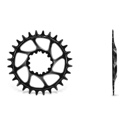 GARBARUK Round Chainring DIRECT MOUNT SRAM GXP/DUB MTB (BOOST) - BLACK