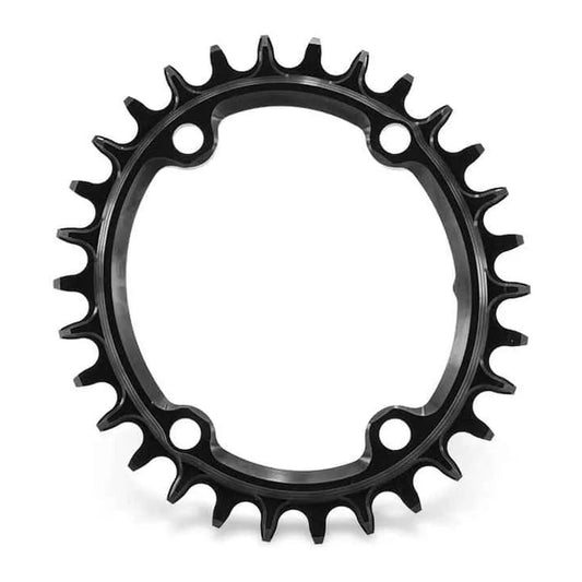 GARBARUK Oval Chainring 96 BCD (SHIMANO M6000/M7000/M8000) - BLACK