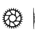 GARBARUK Round  Chainring DIRECT MOUNT CANNONDALE HOLLOWGRAM (AI-COMPATIBLE) - BLACK