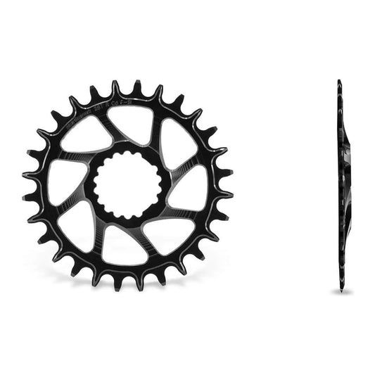 GARBARUK Round  Chainring DIRECT MOUNT CANNONDALE HOLLOWGRAM (AI-COMPATIBLE) - BLACK