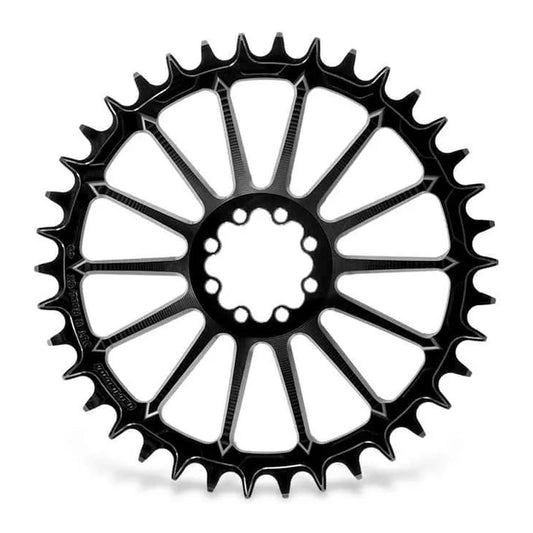 GARBARUK ROUND CHAINRING DIRECT MOUNT AXS ROAD/GRAVEL - BLACK