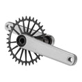 GARBARUK XC CRANKSET (no chainring)  - SILVER/BLACK
