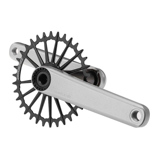 GARBARUK XC CRANKSET (no chainring)  - SILVER/BLACK