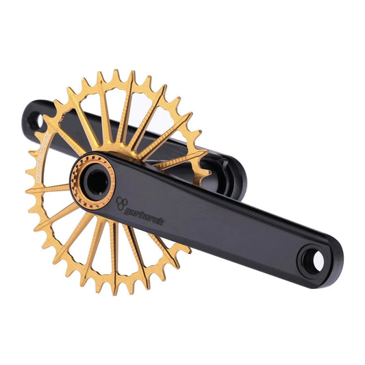 GARBARUK XC CRANKSET (no chainring)-  BLACK/GOLD