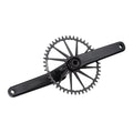 GARBARUK ROAD/GRAVEL CRANKSET (no chainring) - BLACK/BLACK