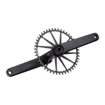 GARBARUK ROAD/GRAVEL CRANKSET (no chainring) - BLACK/BLACK